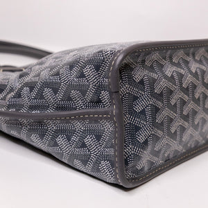 GOYARD MINI ANJOU TOTE BAG CANVAS / CALFSKIN GREY SHW