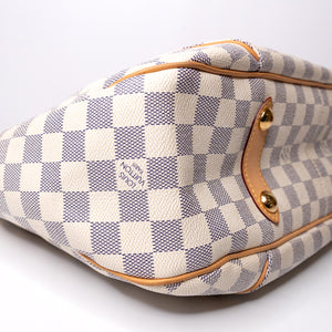 LOUIS VUITTON DAMIER AZUR GALLIERA PM SHOULDER BAG GHW