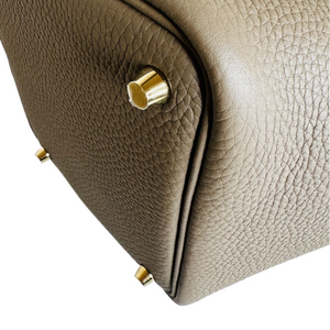 HERMES PICOTIN LOCK 18 ETOUPE GHW STAMP K