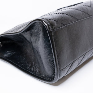 SAINT LAURENT MEDIUM SHOPPING TOTE BLACK SHW
