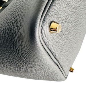 HERMES PICOTIN LOCK 18 BLACK GHW STAMP K
