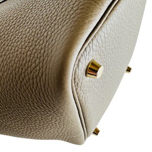HERMES PICOTIN LOCK 18 ETOUPE GHW STAMP K