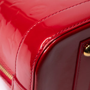 LOUIS VUITTON ALMA PM PATENT LEATHER RED GHW