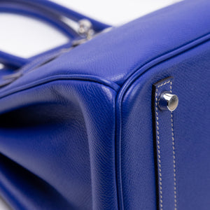 HERMES BIRKIN 30 7T ELECTRIQUE SHW STAM SUQARE P