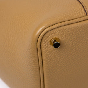 HERMES PICOTIN 18 LOCK BAG BAG CLEMENCE BISCUIT GHW STAMP K