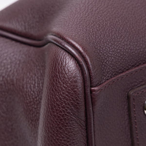 LOUIS VUITTON SOFIA COPPOLA RED BROWN LEATHER BAG SHW