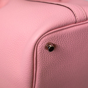 HERMES PICOTIN 18 LOCK BAG CLEMENT 3Q ROSE SAKURA GHW STAMP K