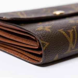 LOUIS VUITTON COATED CANVAS CONTINENTAL WALLET