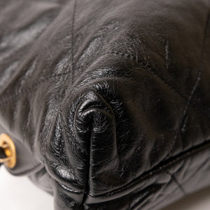 CHANEL 22 BACKPACK CALFSKIN BLACK GHW