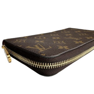 LOUIS VUITTON ZIPPER LONG WALLET MONOGRAM CANVAS