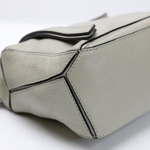 LOEWE MINI PUZZLE BAG CALFSKIN LIGHT GREEN SHW