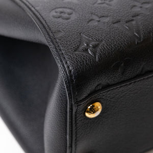 LOUIS VUITTON EMPREINTE TROCADERO SHOULDER BAG  BLACK GHW