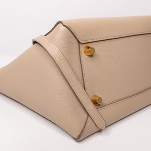 CELINE MINI BELT BAG GRAINED CALFSKIN BEIGE GHW