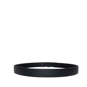 HERMES SIZE 100 H BELT BUCKEL REVERSIBLE BELT BLACK