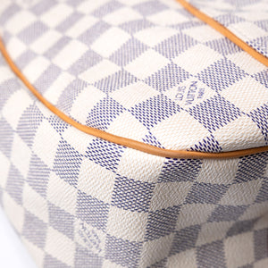 LOUIS VUITTON DAMIER AZUR GALLIERA PM SHOULDER BAG GHW