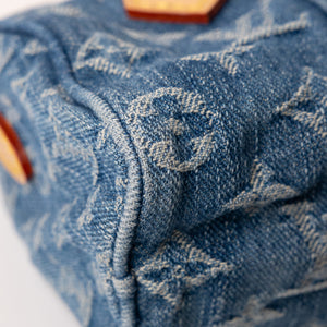 LOUIS VUITTON NANO SPEEDY DENIM
