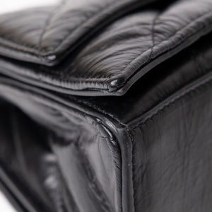 BALENCIAGA CRUSH SMALL CHAIN BAG SO BLACK