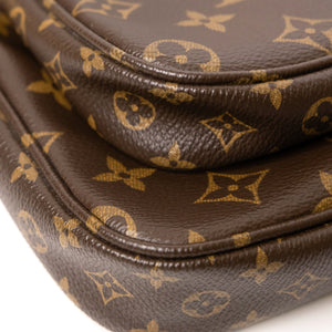 LOUIS VUITTON MULTI POCHETTE ACCESSORIES ROSE CLAIR MONOGRAM CANVAS GHW