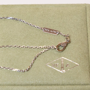 VAN CLEEF & ARPELS VINTAGE ALHAMBRA PENDANT WHITE GOLD