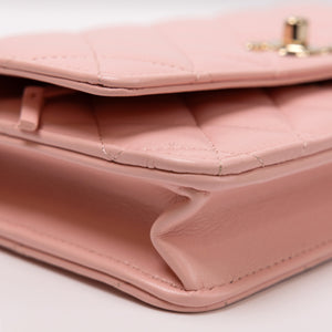 CHANEL TOP HANDLE TRENDY CC WALLET ON CHAIN (MICROCHIP)