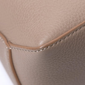 LOEWE MINI PUZZLE BAG SAND CALFSKIN GHW