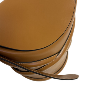 ALEXANDER MACQUEEN THE CURVE SMALL BAG TAN