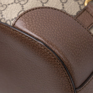 GUCCI GG SUPREME DRAWSTRING BUCKET BACKPACK CANVAS MULTICOLOR GHW