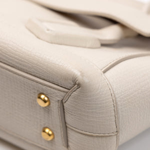 BOTTEGA VENETA ARCO BAG CALFSKIN WHITE GHW