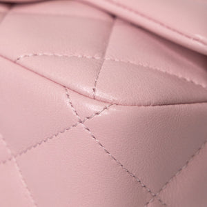 CHANEL 25P TOP HANDLE MINI FLAP BAG （MICROCHIP)