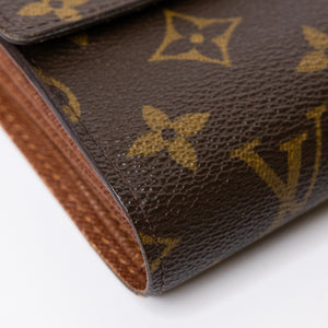 LOUIS VUITTON COATED CANVAS CONTINENTAL WALLET