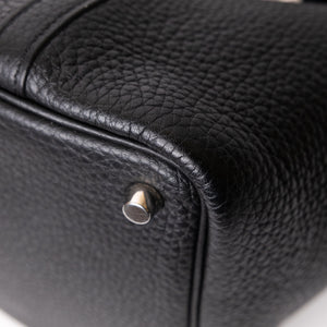 HERMES PICOTIN 18 LOCK BAG CLEMENCE BLACK SHW STAMP Y