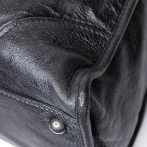 MIUMIU TOTE BAG LEATHER BLACK