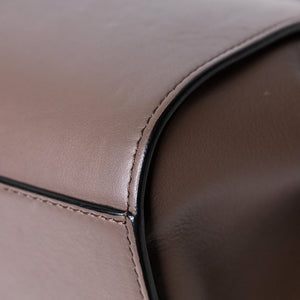 LOEWE MINI HAMMOCK DRAWSTRING BAG GRAINED CALF SKIN DARK TAUPE SHW