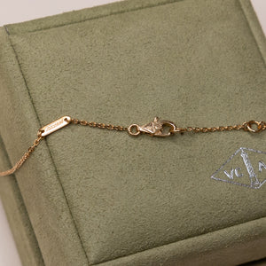 VAN CLEEF & ARPELS SWEET ALHAMBRA PENDANT YELLOW GOLD MOTHER OF PEARL