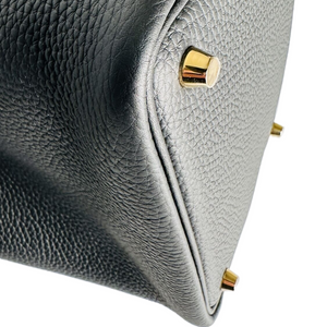 HERMES PICOTIN LOCK 18 BLACK GHW STAMP K