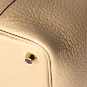 HERMES PICOTIN 18 LOCK BAG CLEMENCE TRENCH GHW STAMP K