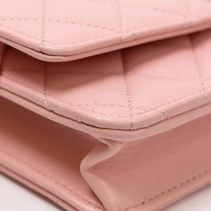 CHANEL TOP HANDLE TRENDY CC WALLET ON CHAIN (MICROCHIP)