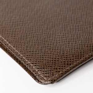 LOUIS VUITTON MULTIPLE WALLET BROWN LEATHER