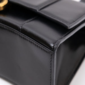 BALENCIAGA HOURGLASS XS CALFSKIN BLACK GHW