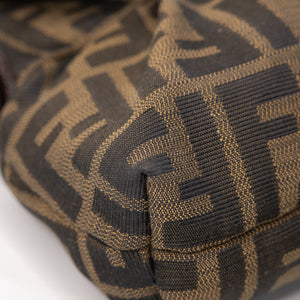 FENDI TOBACCO ZUCCA CHEF SHOULDER BAG