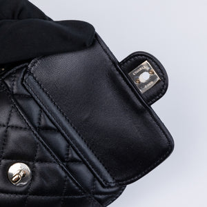 CHANEL 22S HEART BELT BAG LAMBSKIN LEATHER BLACK LGHW