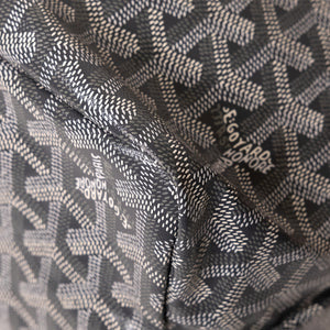 GOYARD SAINT LOUIS PM TOTE GOYARDINE CANVAS / CALFSKIN GREY SHW