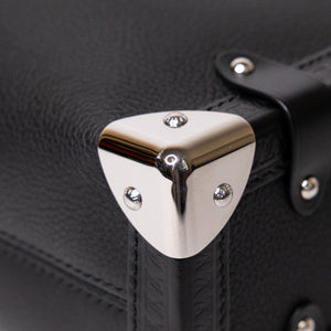 LOUIS VUITTON SIDE TRUNK MM BLACK CALFSKIN LEATHER SHW