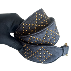 DIOR  DENIM CANNAGE STUDDED MINI SUPPLE