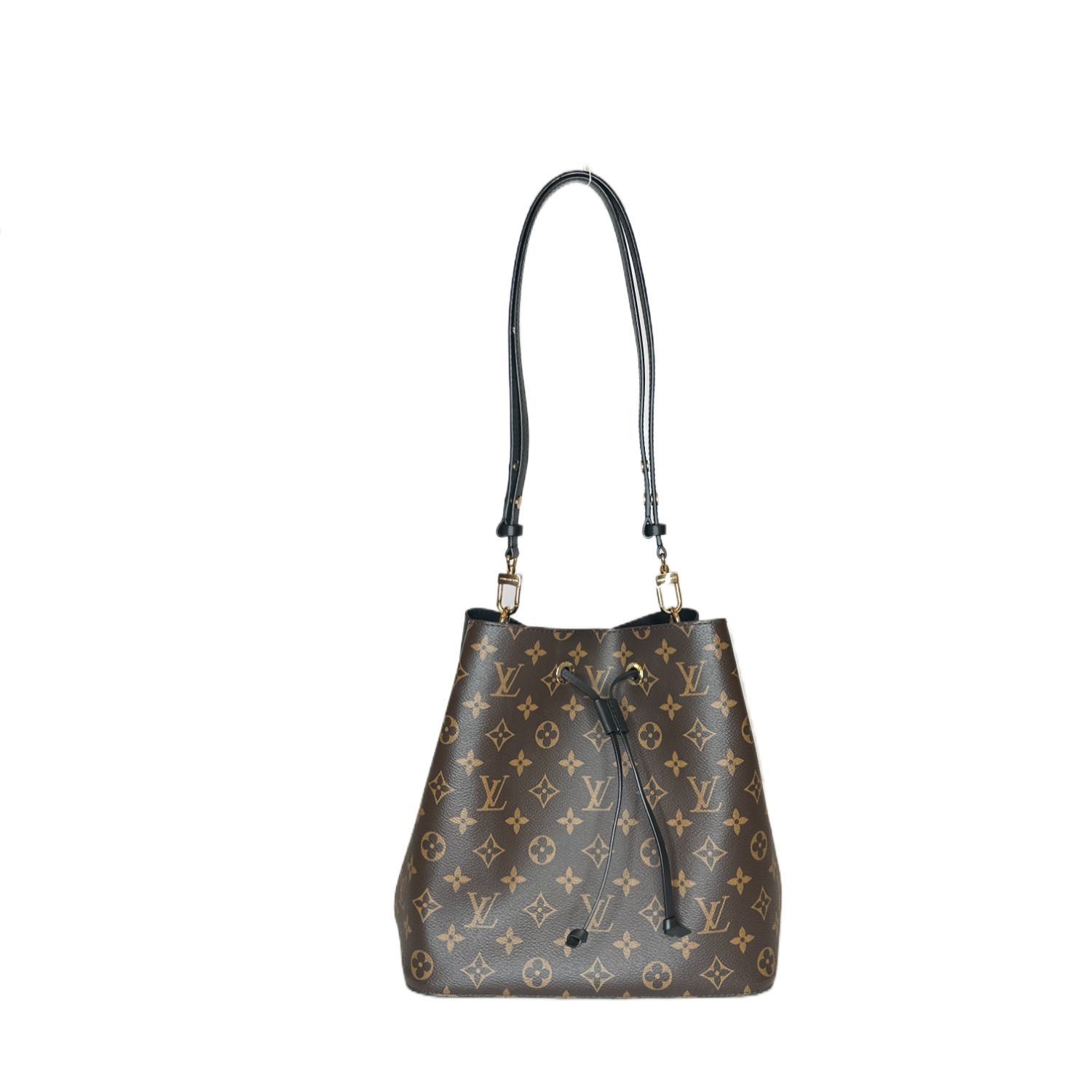 LOUIS VUITTON MONOGRAM NéoNoé BLACK GHW M44020