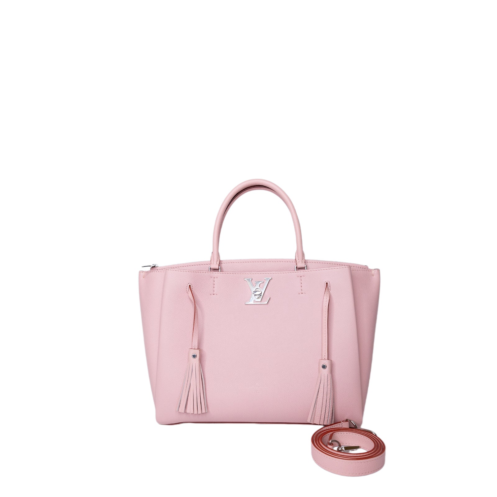 LOUIS VUITTON LOCKME PINK LEATHER SHOULDER BAG